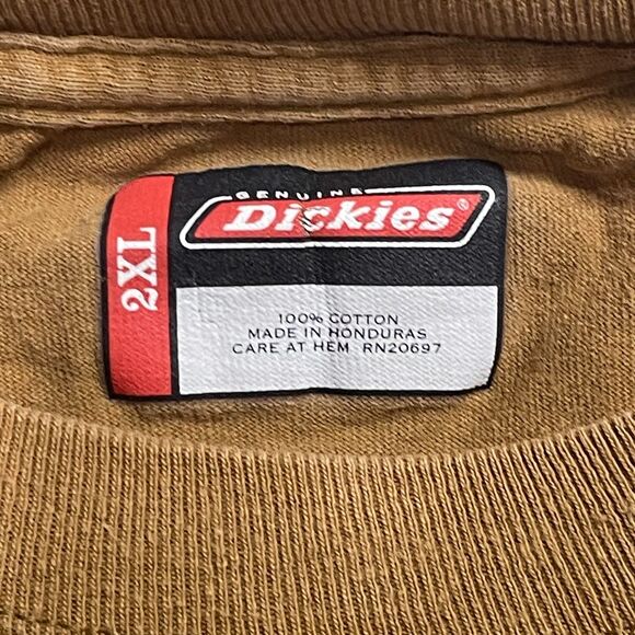 Dickies Distressed Work Pocket T-Shirt 2XL - Picture 6 of 6